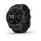 Умные часы Garmin Fenix 7 Sapphire Solar титановый черный DLC с черным ремешком