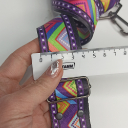 Гитарный ремень Треугольники