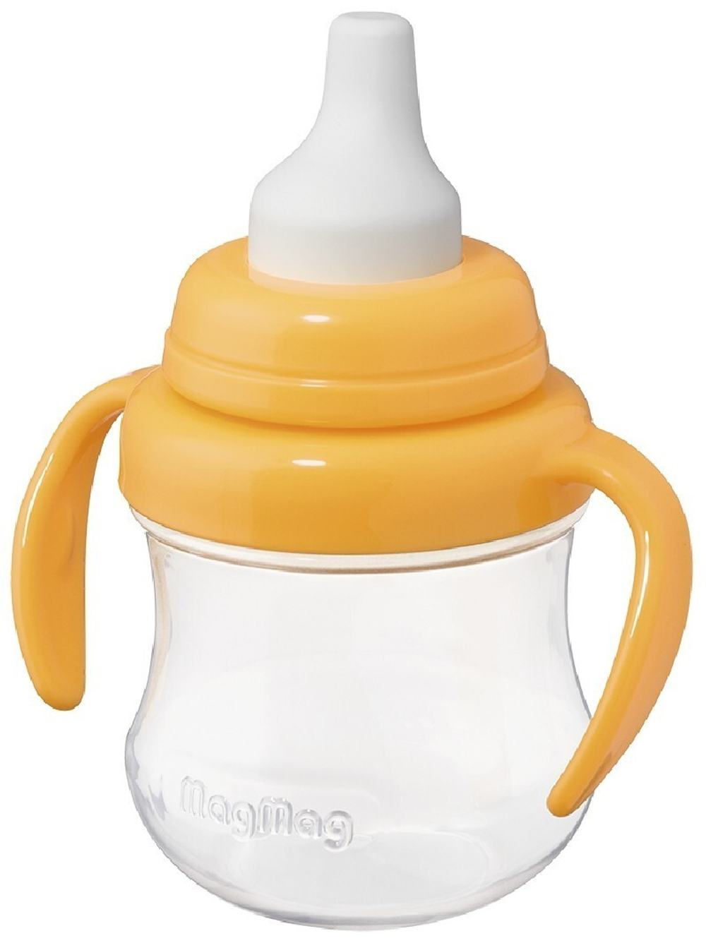 Поильник Pigeon MagMag с мягким носиком, оранжевый