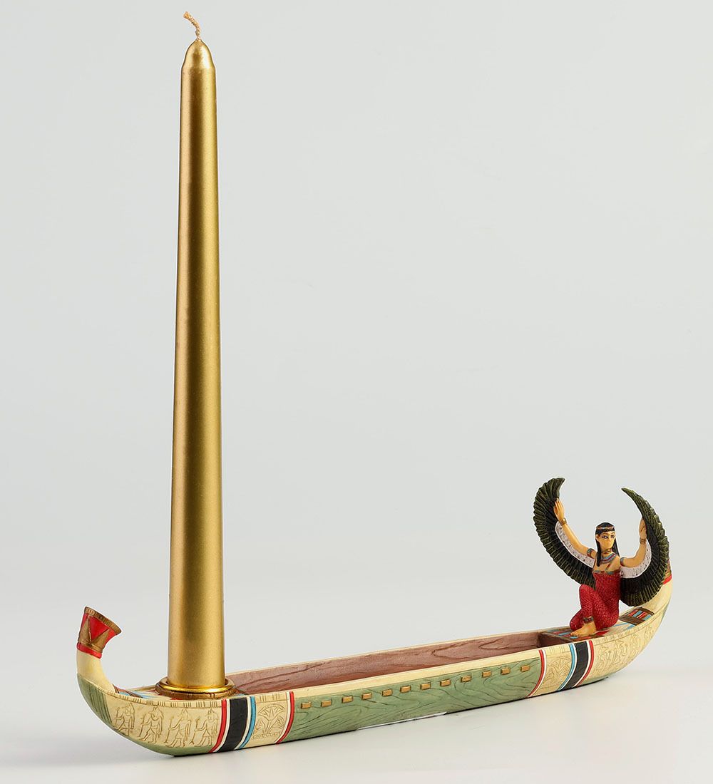 Veronese WS-1453 Подставка для благовоний «Египетская лодка»