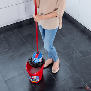 Ведро для отжима ленточных швабр Виледа Вишмоп (Vileda Super-Easy Torsion Power Mop Bucket)