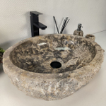 Раковина из оникса Erozy Grey EO-64283 53*44*15 0156