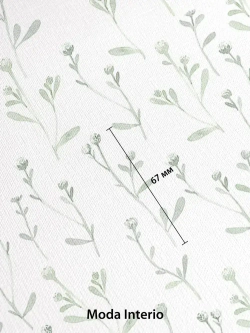 Обои флизелиновые, веточка на белом фоне, метровые, для спальни, Tenero (Moda interio, арт.32688-51)