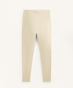 OYSHO Легинсы Evermove с высокой посадкой и длиной до щиколотки, светло-бежевый меланж