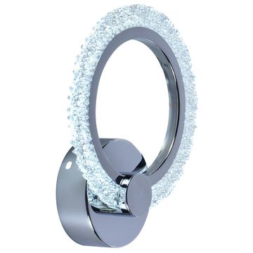 Настенный светодиодный светильник 14W 3000К-6000К 8003/1W CHR хром Profit Light