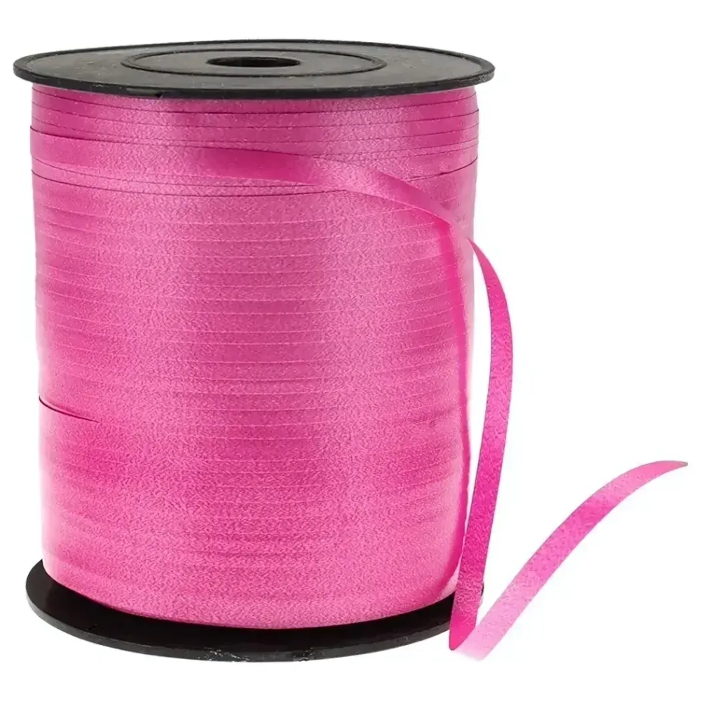 Лента декоративная фуксия 5мм*500м