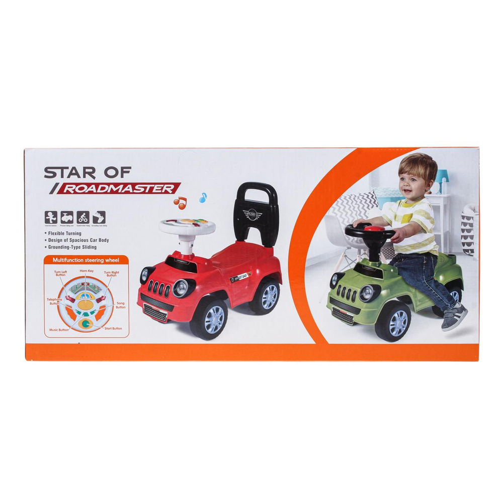 Толокар автомобиль, в ассорт. коробка QX-3372