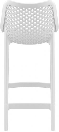 Стул пластиковый полубарный Air Bar 65 белый