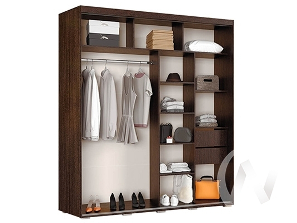 Шкаф-купе Крафт-6 (венге)