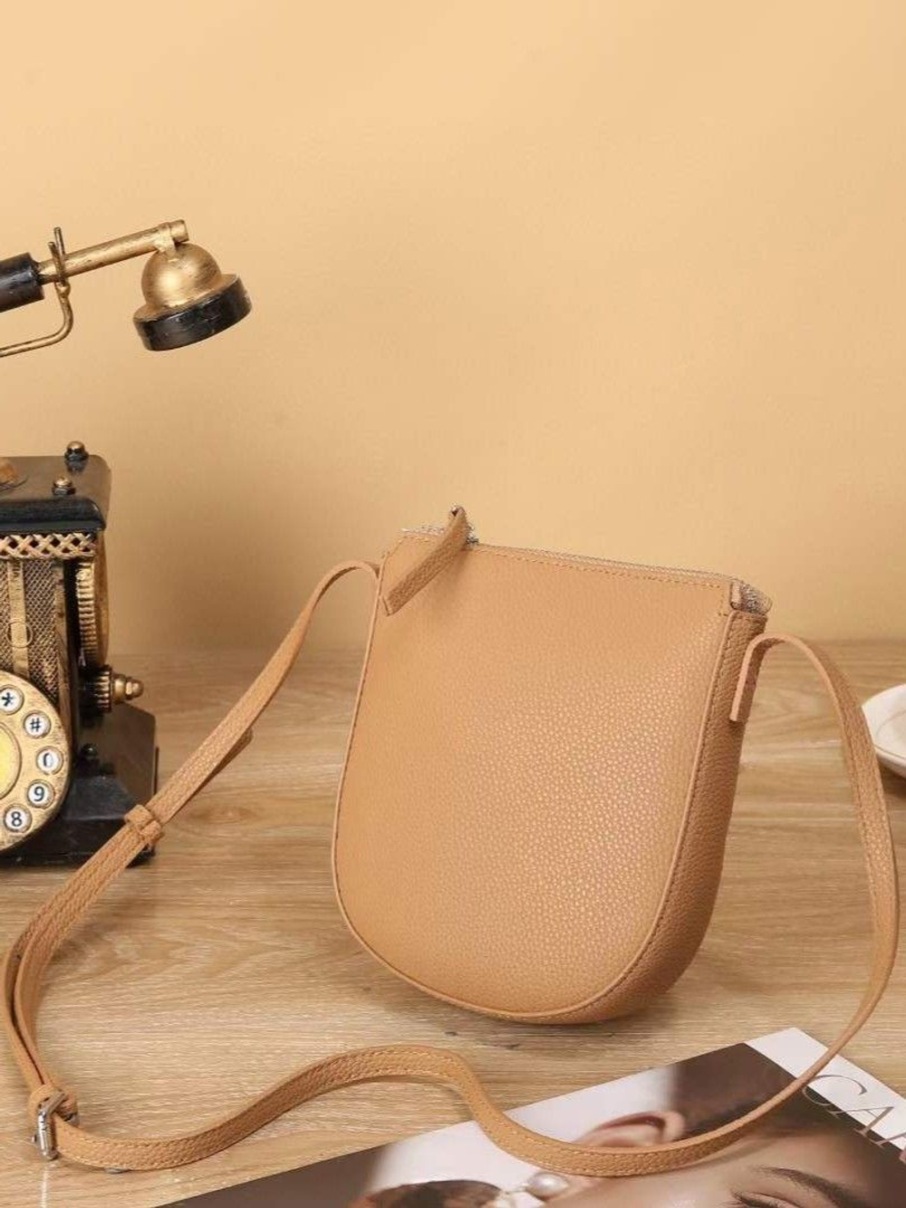 сумка женская натуральная кожа через плечо кросс боди маленькая