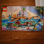LEGO Avatar 75578 «Дом Меткайина на Рифе» — сцены с воды и подводного мира