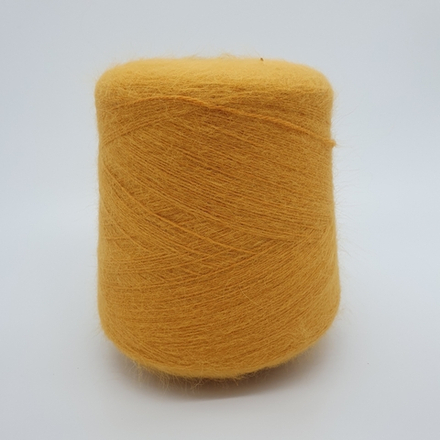 Пряжа Chiara 2/9000 (80% ангора спайки, 20% полиамид) 450м/100гр, охра