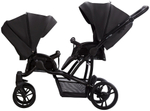 Детская коляска для двойни Bebetto 42 Pro 3 в 1 24 черный