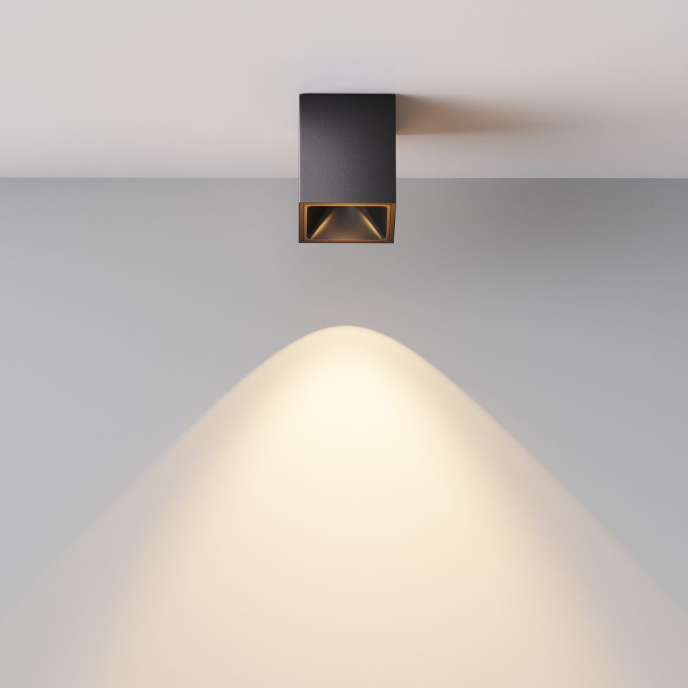 Светильник потолочный светодиодный Maytoni   C065CL-8W3K-SQ-B