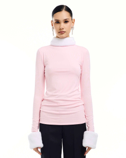 Лонгслив Minou (Мину) розовый