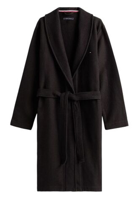 Теннисный халат Tommy Hilfiger Waffle Bathrobe - black