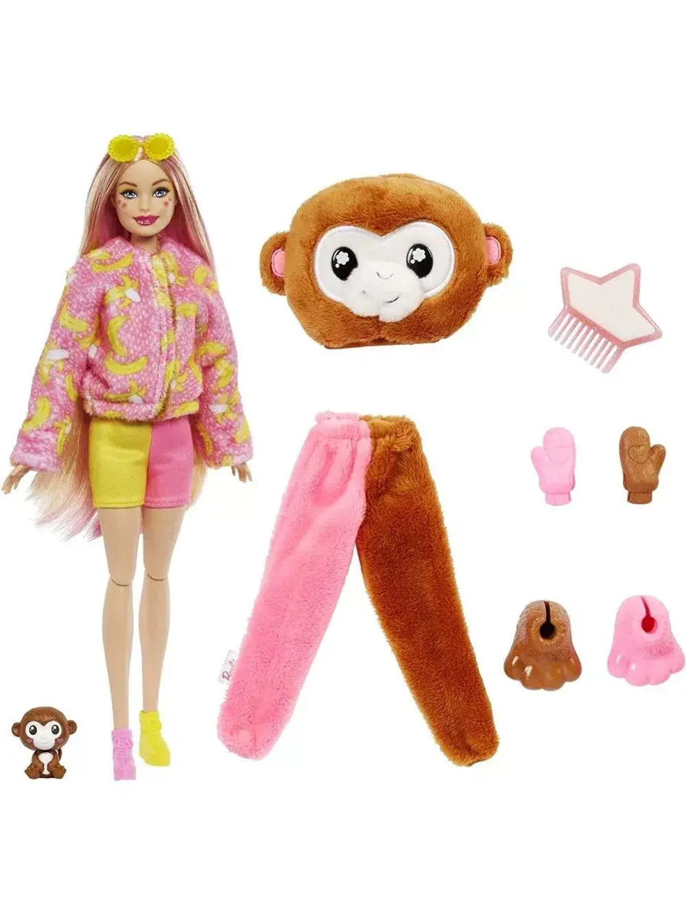 Кукла Барби Кьюти Ривл Cutie Reveal Обезьянка HKR01
