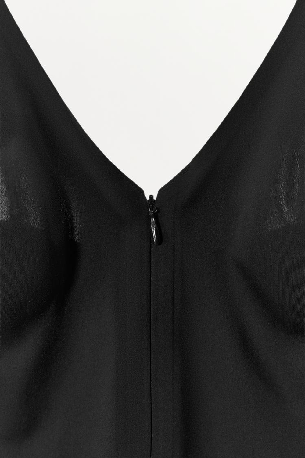 ZARA КОРОТКОЕ ПЛАТЬЕ ИЗ ПОЛИАМИДА НА МОЛНИИ, ЧЕРНЫЙ