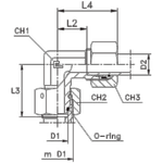 Соединение PN90 DS16 М24х1.5 B4 (в сборе)