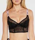 Бюстгальтер CROP TOP SPORTY LACE Hugo Bodywear - черный(50510041)