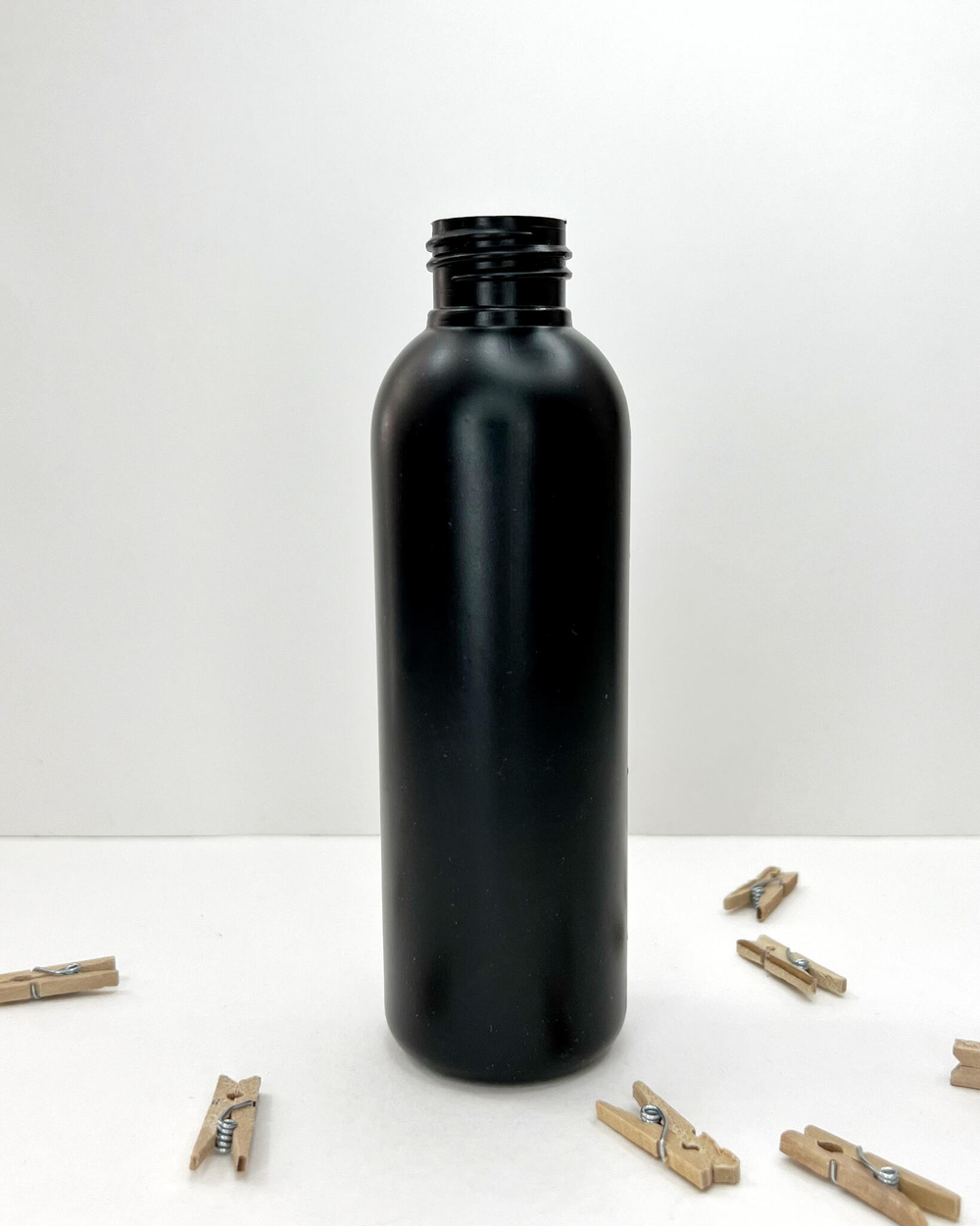 Флакон 150 мл пластик черный горло 24/410