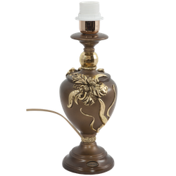 Настольная лампа Флер де Лис Бронза Тюссо Игуана Беж