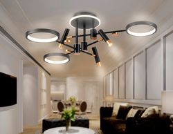 Ambrella Потолочный светодиодный светильник с пультом управления LineTech FL51647