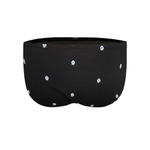 Черные мужские трусы-слипы с ромбовидным принтом (Размер: S) (Цвет: черный)