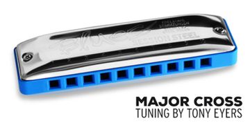 Губная гармошка Seydel Sohne Session Steel Major Cross C 10315C