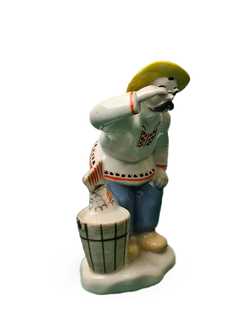 &&& Фарфоровая статуэтка "Рыбак летом" (Полонне ЗХК)