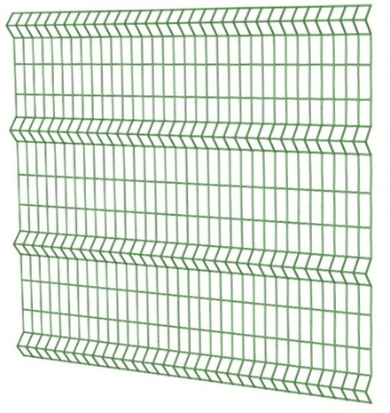 Сетка 1,5х2,5 м зеленая 6005 пруток 3 мм / 4Р  заборная 3D