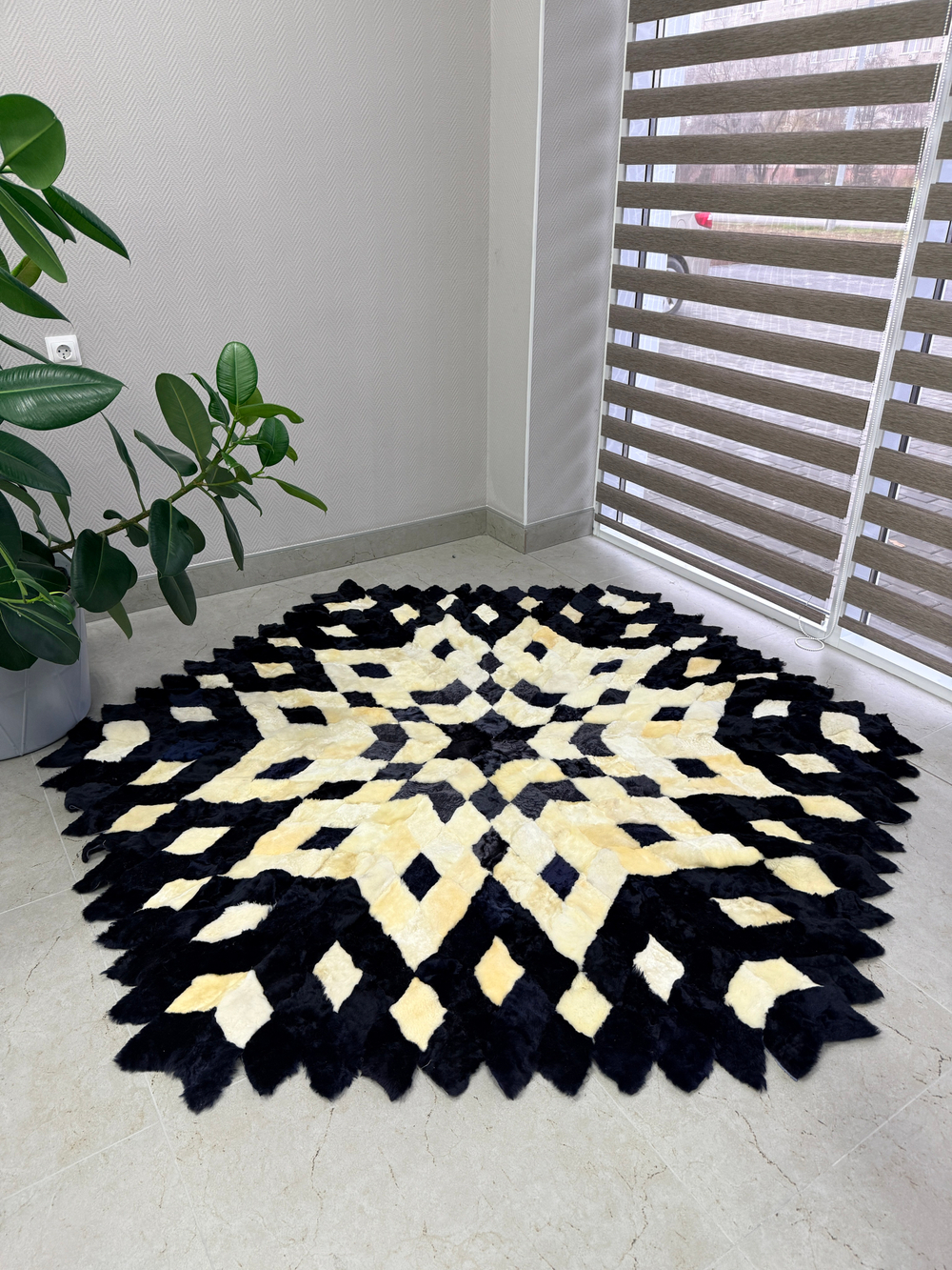 Меховой Ковер из овчины