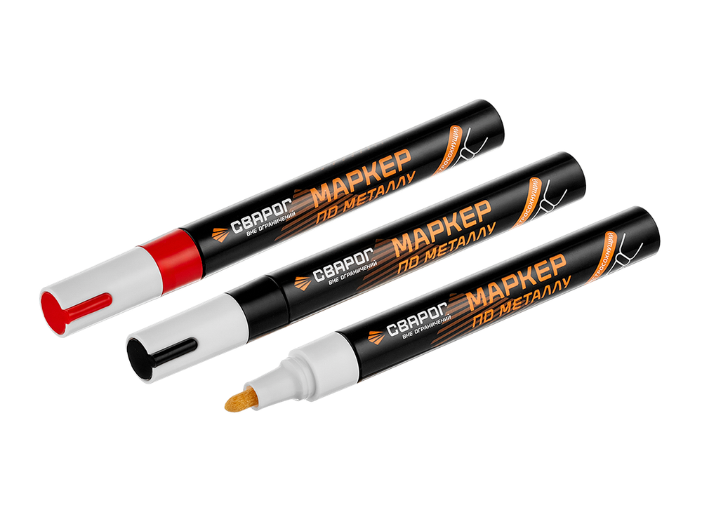 Маркер по металлу 3 мм , белый