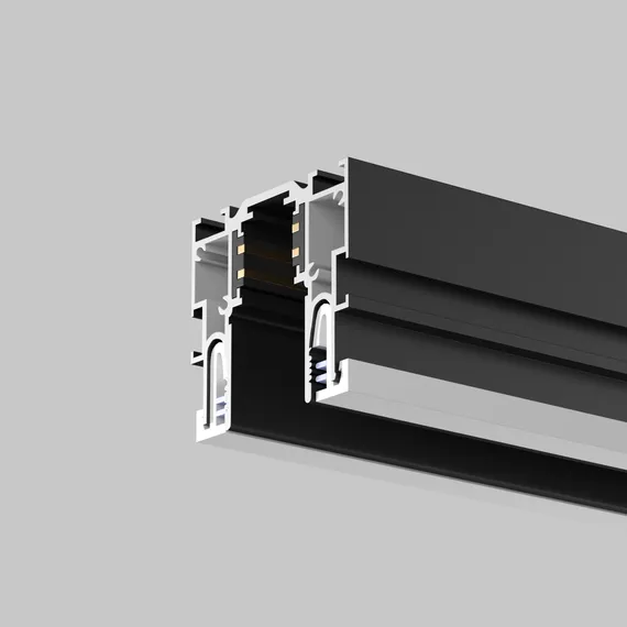 Шинопровод для монтажа в натяжной потолок Exility ClipLine, 2м, черный Technical trx034-sccl-422b