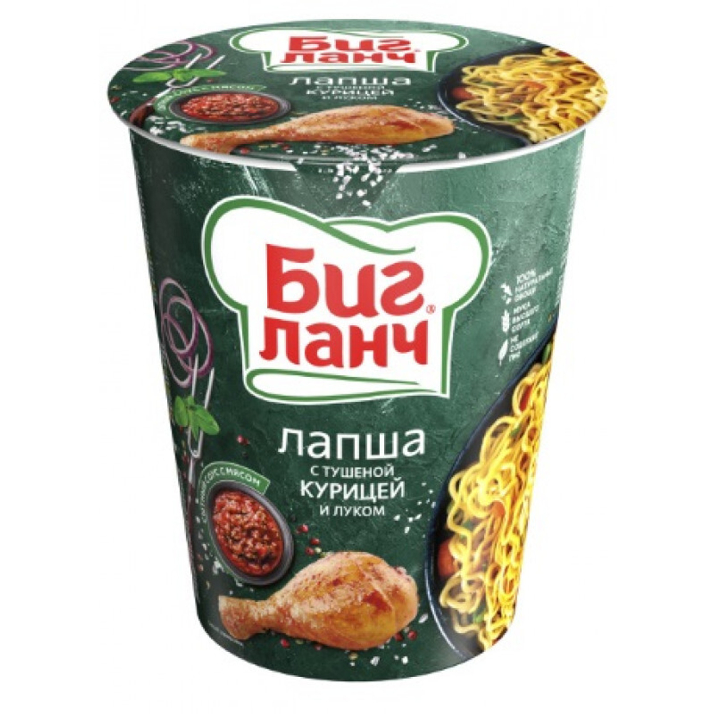 Биг Ланч Лапша Кухня Без Границ Тушеная Курица с Луком 65гр