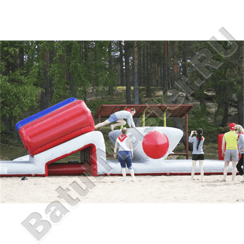 Спортивный надувной аттракцион "Полоса качалка"