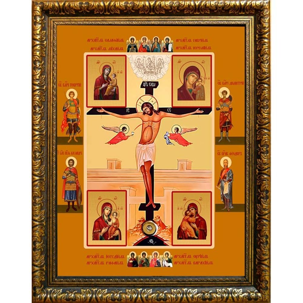 Победительная икона с мощевиком