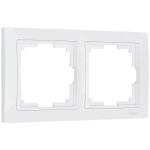 Рамка на 2 поста Snabb Basic (белый) W0022001