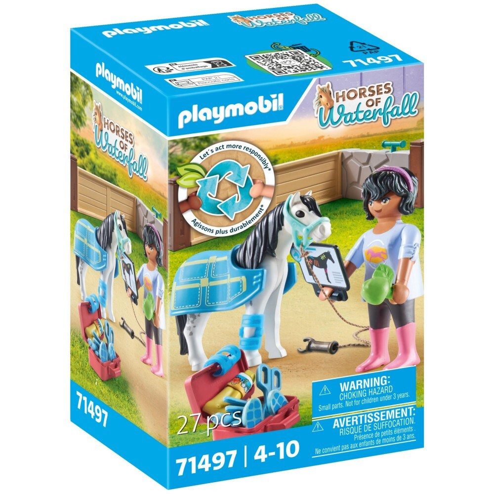 Playmobil - Лошади водопада Гиппотерапевт 71497 / артикул   71497  / GTIN 4008789714978