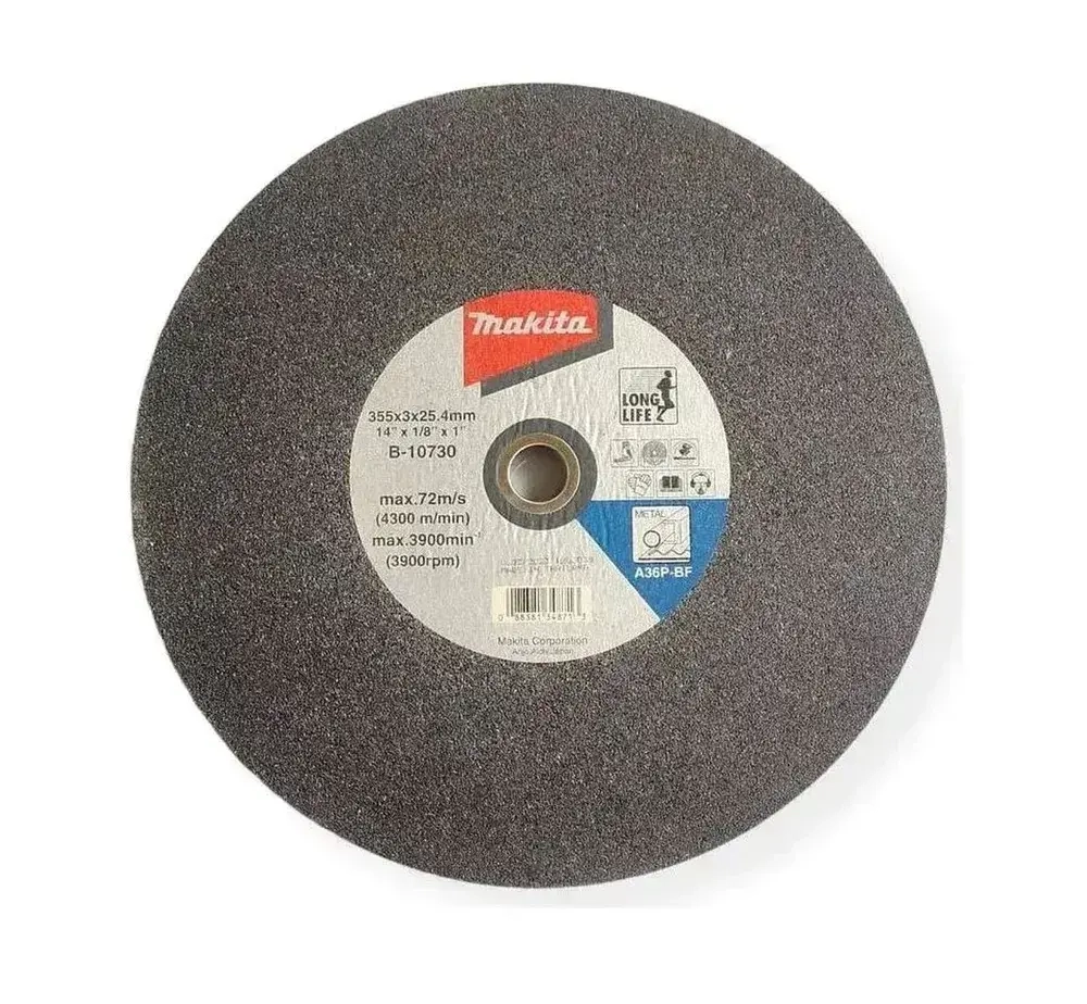 Абразивный отрезной диск для стали Makita B-10730 355х3х25,4мм A36P (5 штук)
