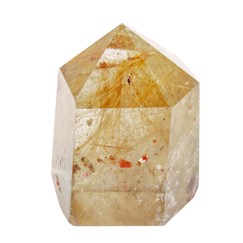 Кристалл 39мм кварц-волосатик Вес 21,1гр. Артикул 67505. Размер 39х26х13мм.