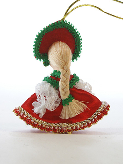 Кукла-подвеска Девочка в сарафанчике