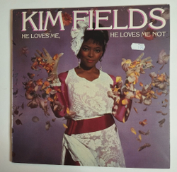 Винтажная виниловая пластинка LP Kim Fields He Loves Me, He Loves Me Not (Spain 1984)