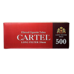 Гильзы для сигарет "Cartel" Long Filter 500шт. Товар уцененный