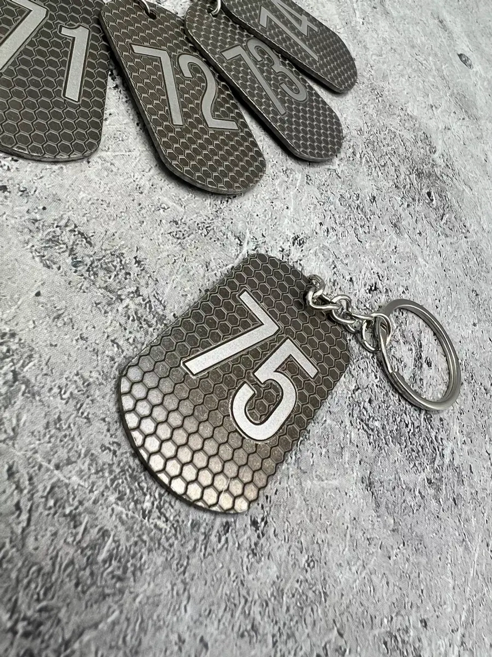 Номерки на ключи металлические 71-75