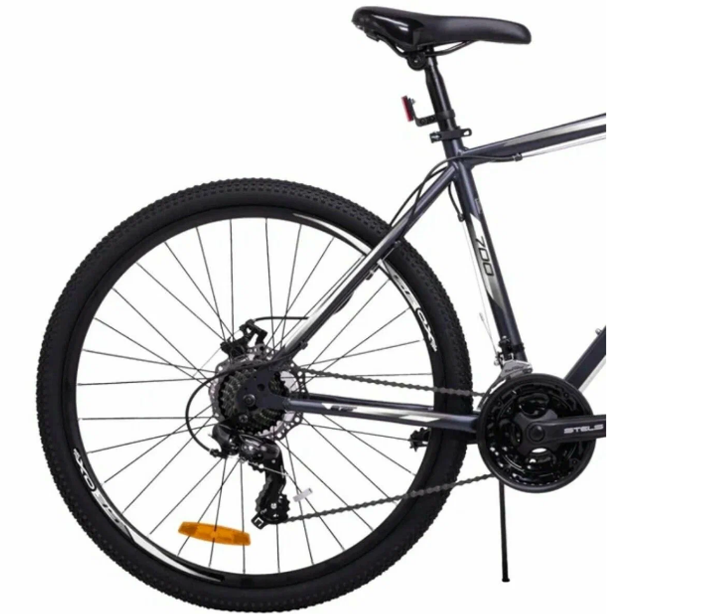 Велосипед 27.5" Stels Navigator-700 MD р.19" серый/черный