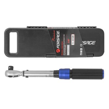 Ключ динамометрический щелчкового типа с быстрой фиксацией ''Premium''5-25Нм,3/8'',в пластиковом кейсе Forsage F-6473295