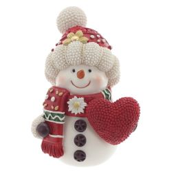 GAEM Фигурка декоративная "Снеговик", L7 W6,5 H10 см, 2в.