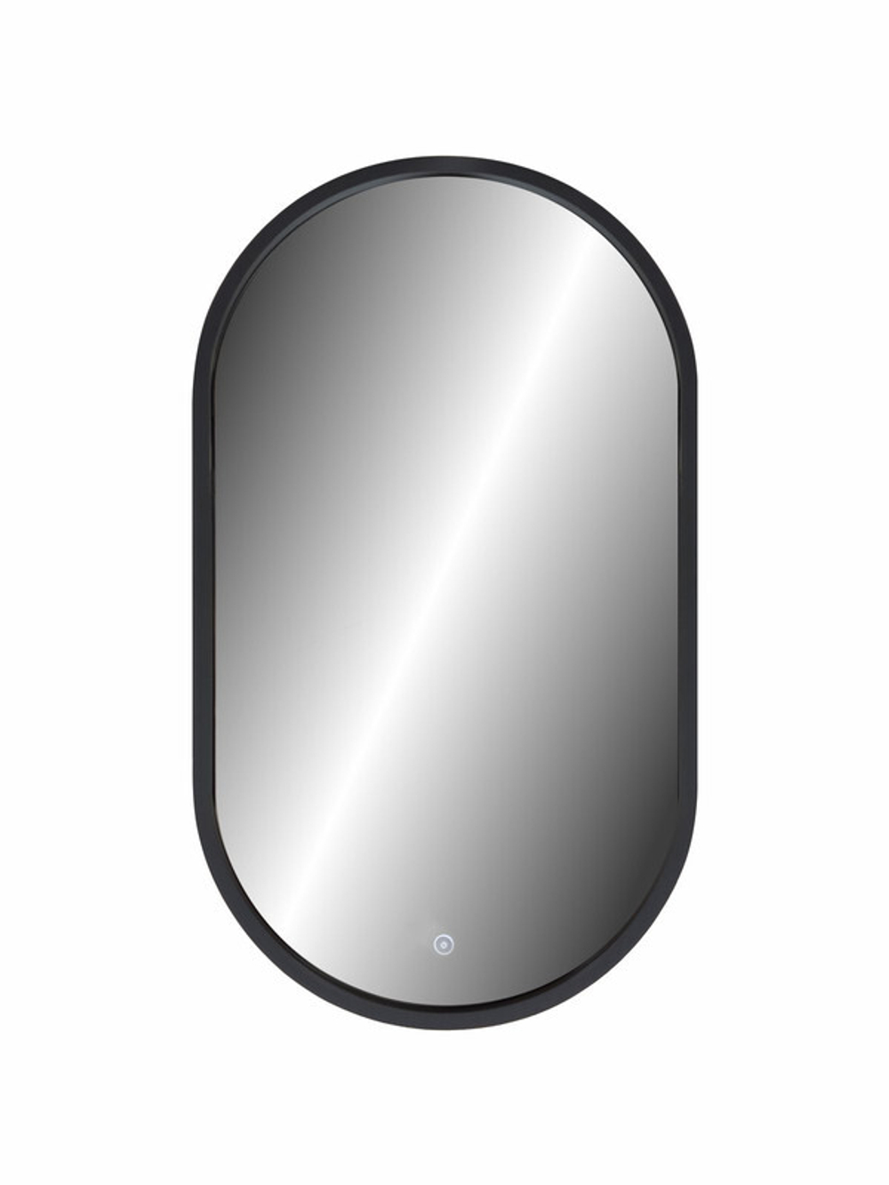 Зеркало "Prime Black Led" 450х800 в МДФ раме