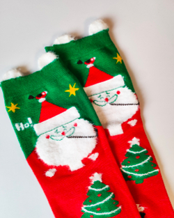 Носки НГ р.35-40 "New Year's magic" Санта